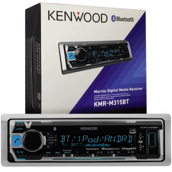 Kenwood KMR-M315BT Marine Digital Media Reciever With Bluetooth - Picture 1 of 1